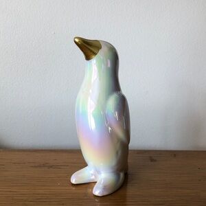 Iridescent Ceramic Penguin